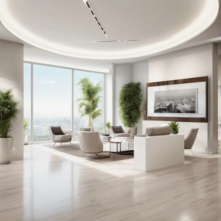 Atemberaubende Außenansicht eines modernen Apartments